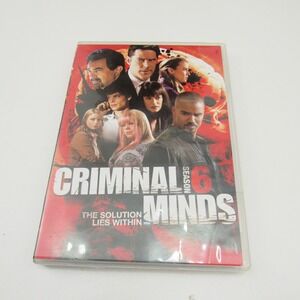 Criminal Minds Season 6 The Sixth Season DVD Set‎ CBS Crime Drama